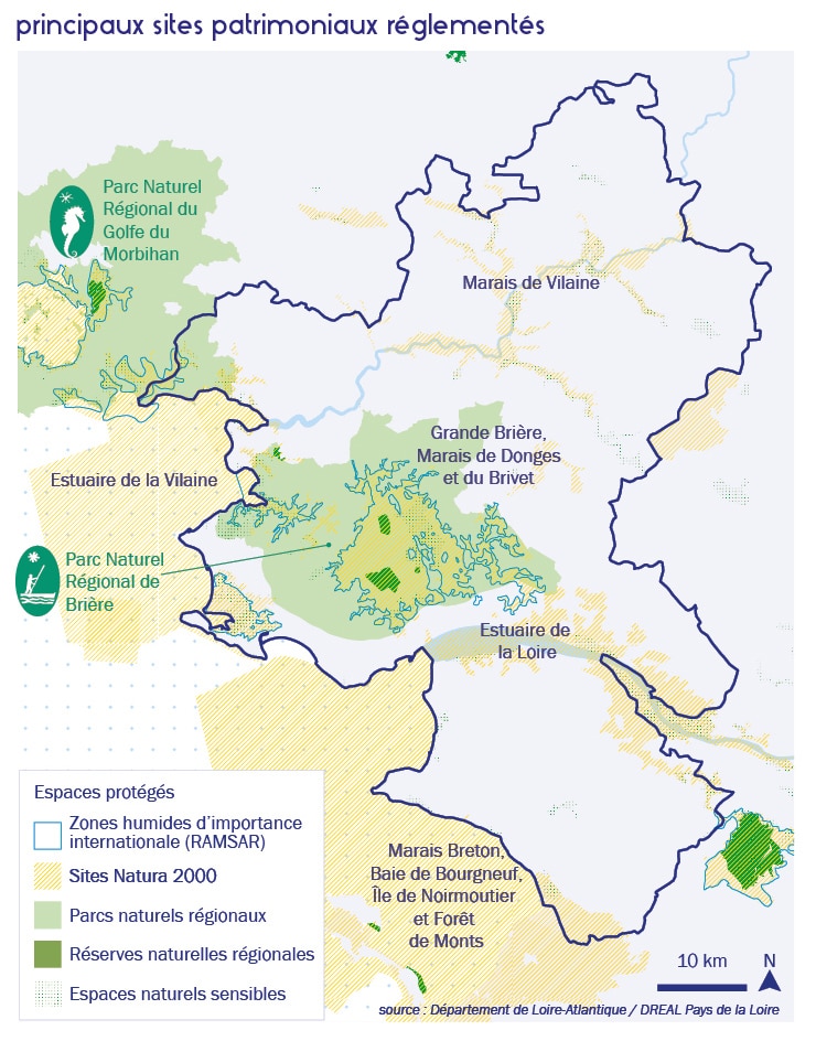 principaux sites patrimoniaux reglementes